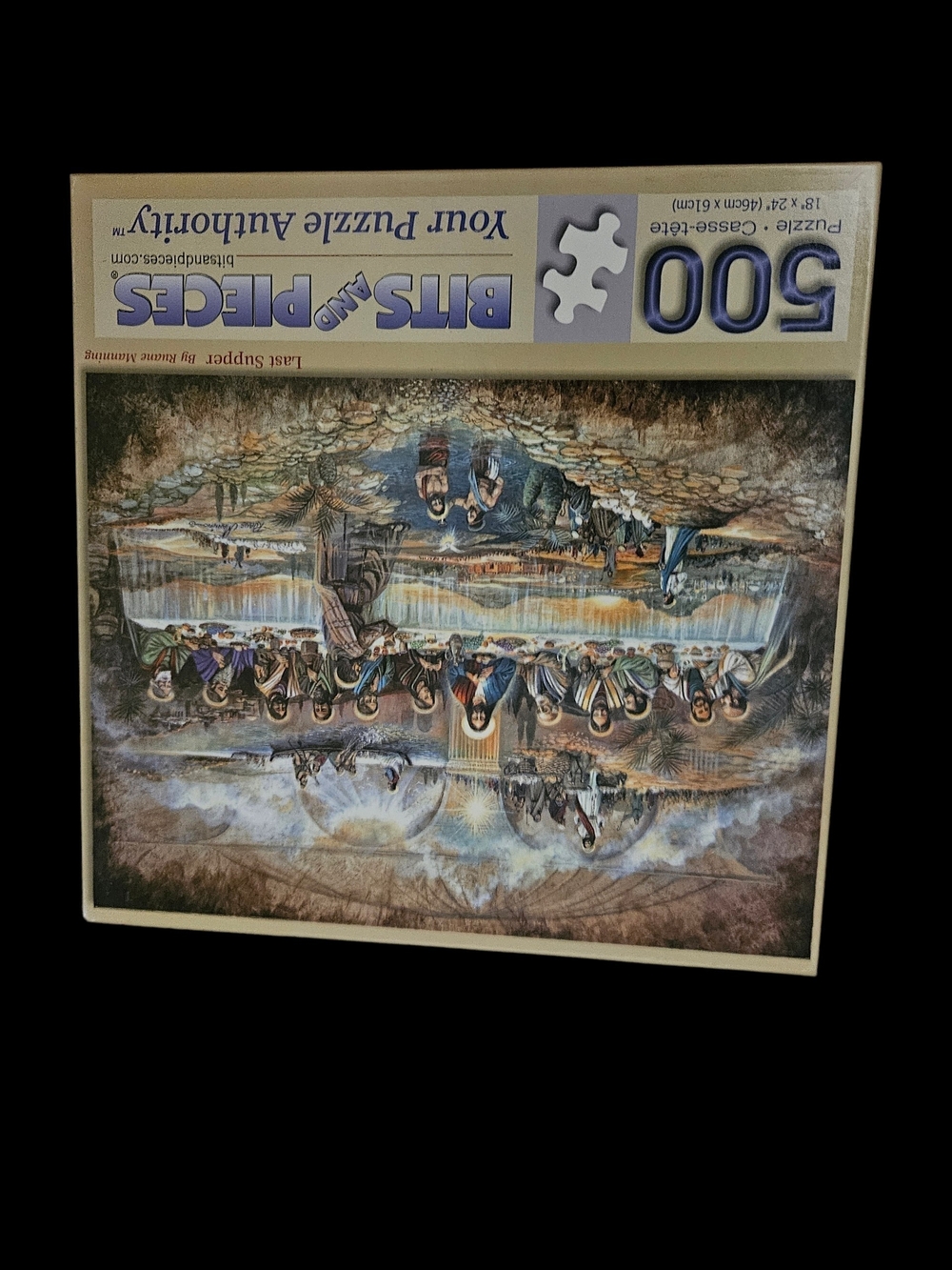 500-Piece Puzzle - Rustic Brown Multicolor